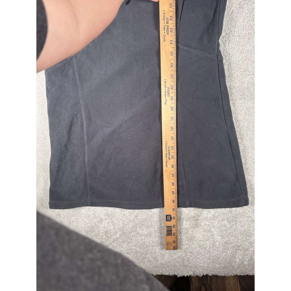 Athleta  Zip Up  Jacket Size S Gray And‎ Teal With Stitched Flower Design - Picture 8 of 11